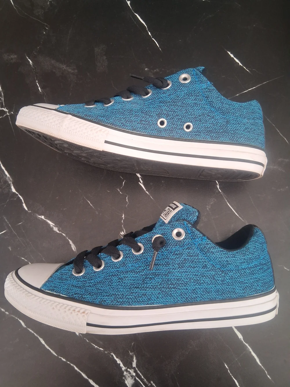 Converse All Star Blue Low-Top Chuck Taylor Sneakers Junior Youth Unisex Size 5